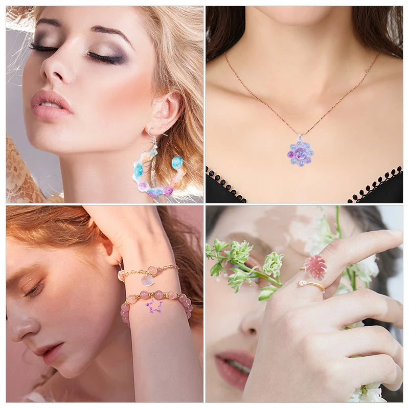 Earring Resin Molds Jewelry Casting Molds Silicone Pendent Epoxy Resin Molds for Women Earrings DIY Jewelry Making Supplies