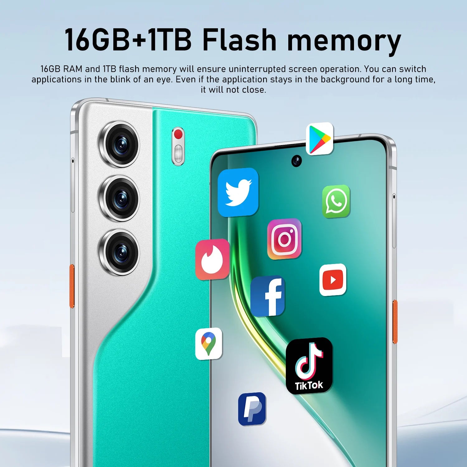 New Arriving Camon 40 Pro 5G Mobile Phone Deca Core 16GB+1TB Android 15 Dual SIM Smartphone