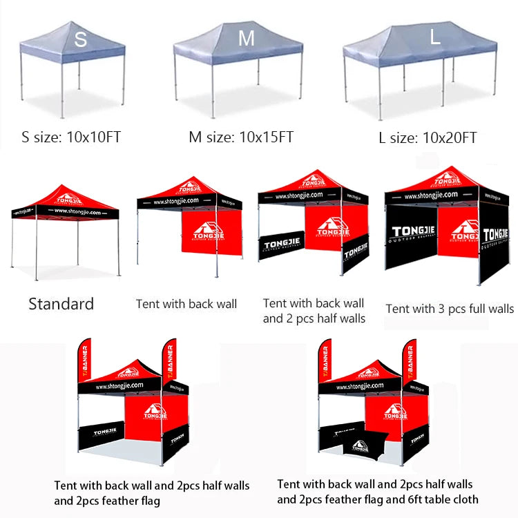Oversea Warehouse 40mm Aluminum Alloy Tent Frame with Wheeled Bag in US