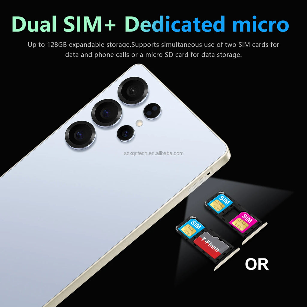 New S25 Ultra 5g Smartphone 7.3 Inch Hd Screen 16gb+1tb 5g Dual Card Mobile Phone Original High Quality Cellphone Version