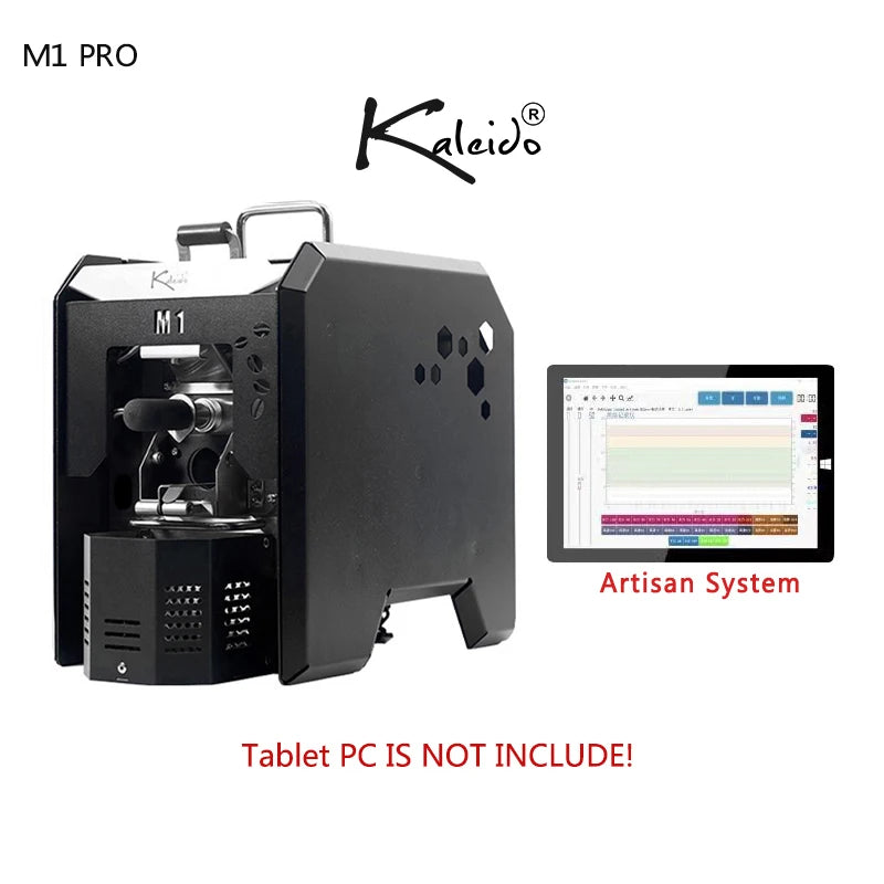 Kaleido Sniper M1 Pro Stainless Steel Electric Drum Coffee Roaster Machine App-Controlled 1000W Automatic Chaff Household