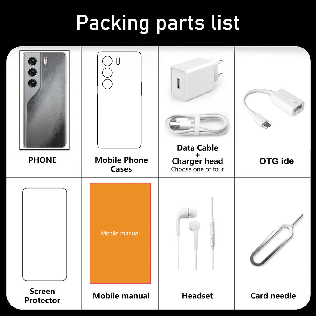 New Arriving Camon 40 Pro 5G Mobile Phone Deca Core 16GB+1TB Android 15 Dual SIM Smartphone