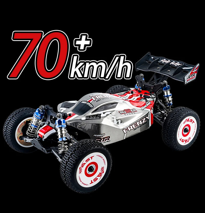 HOSHI N517C Frenzy 1/12 Scale Brushless Full Scale 4WD 70KM/H Rc Car High Speed Racing Truck Vehicle RTR 2XBATTERY Version