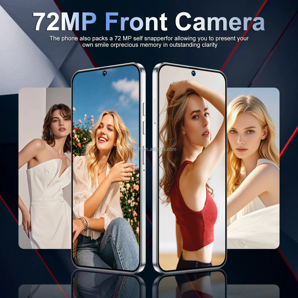 2025 New GT30 Pro Android14 5g Smartphone HD 7.3 Inch Screen Deca Core CPU LTE Cellular Dual Card Mobile Phone
