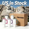 Us in Stock 40 OZ Colorful Rainbow Plated Eco Friendly Insulated Cup Custom 40 OZ Travel Tumbler for Daily Use