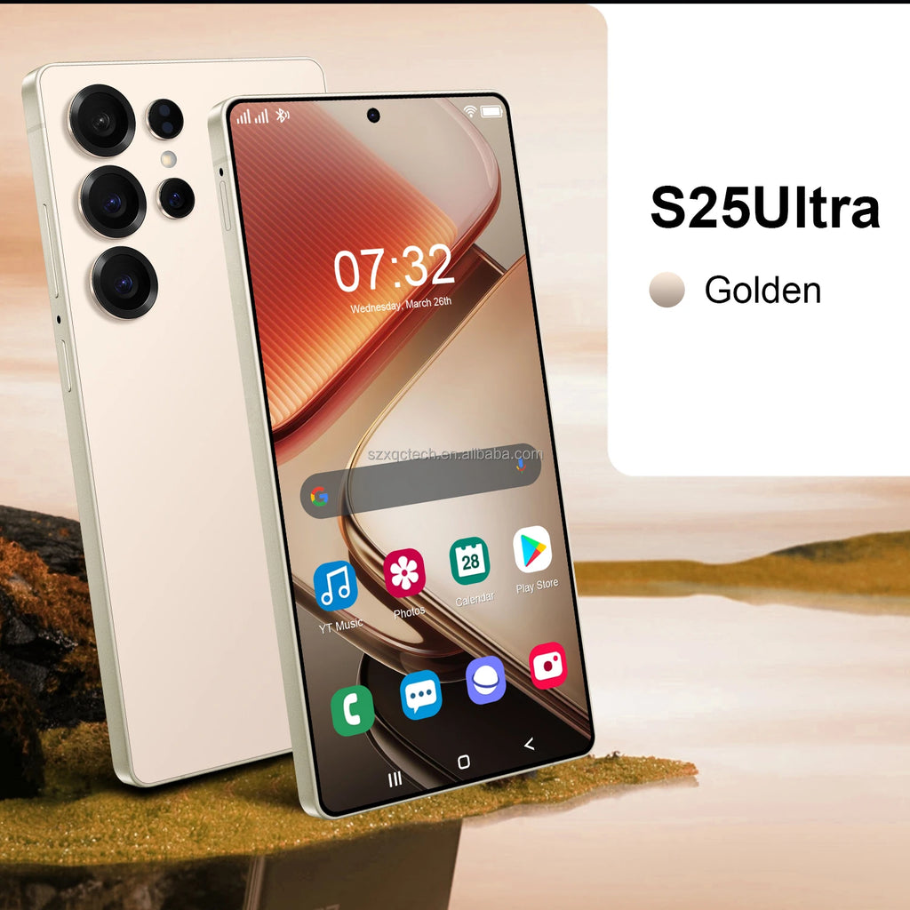 New S25 Ultra 5g Smartphone 7.3 Inch Hd Screen 16gb+1tb 5g Dual Card Mobile Phone Original High Quality Cellphone Version