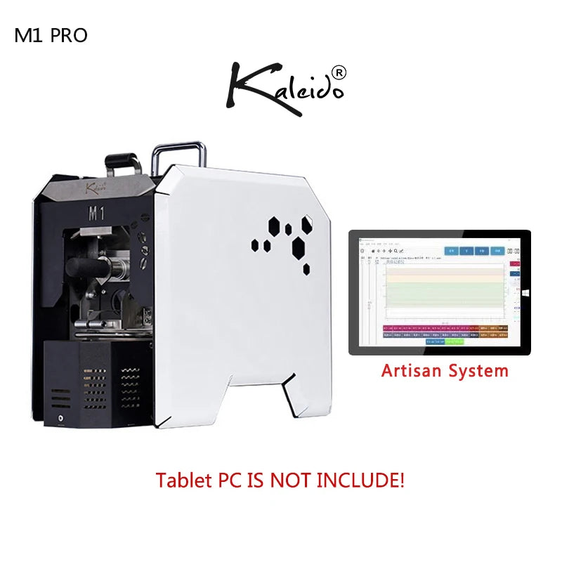 Kaleido Sniper M1 Pro Stainless Steel Electric Drum Coffee Roaster Machine App-Controlled 1000W Automatic Chaff Household