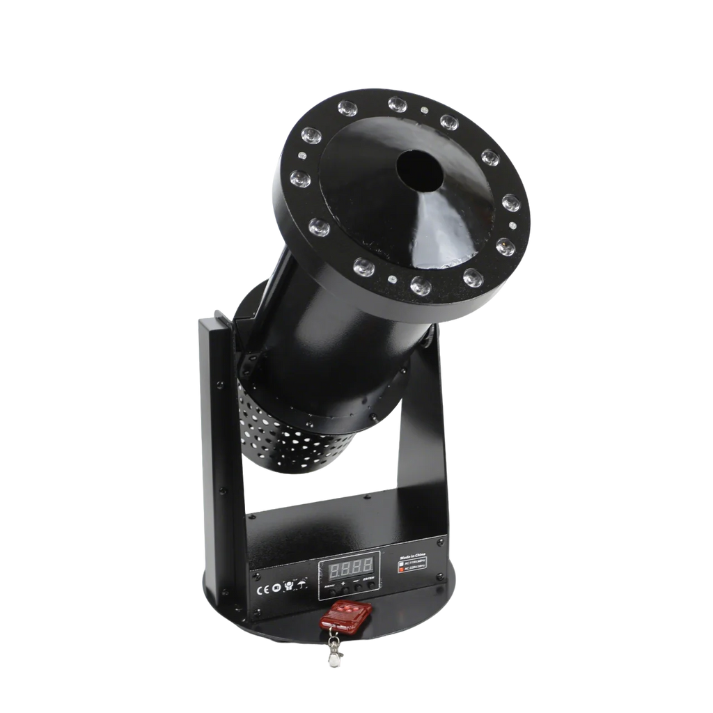High Quality  LED Electric Metal 1500W DMX Confetti Cannon Machine for Stage Party Wedding Events