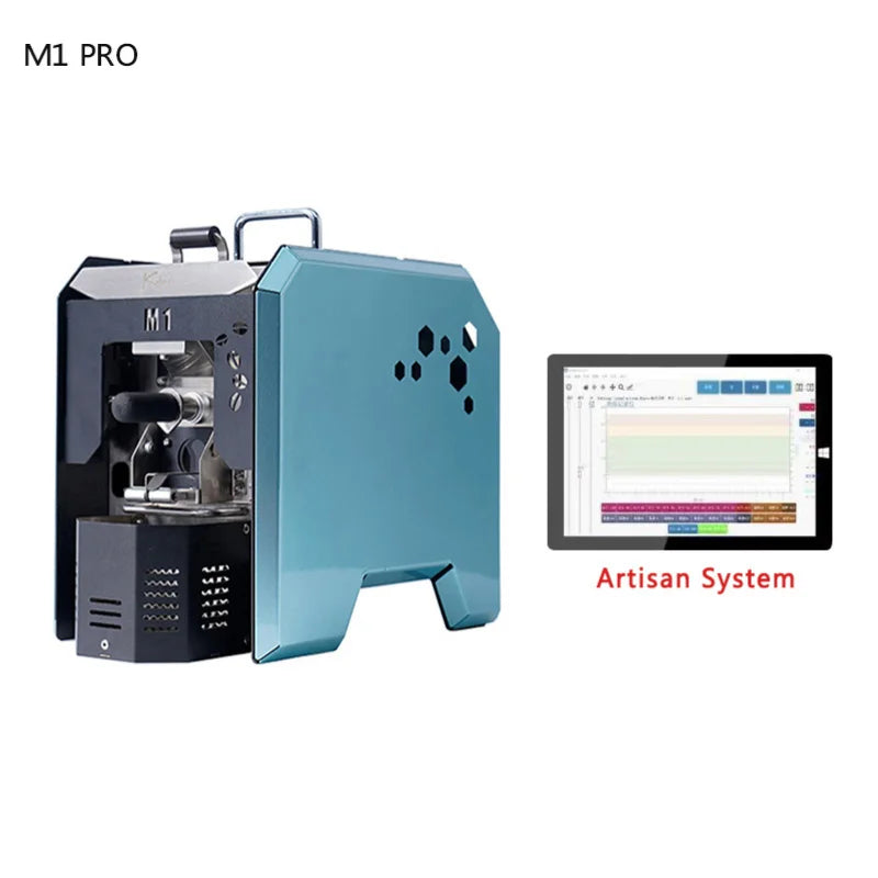 Kaleido Sniper M1 Pro Stainless Steel Electric Drum Coffee Roaster Machine App-Controlled 1000W Automatic Chaff Household
