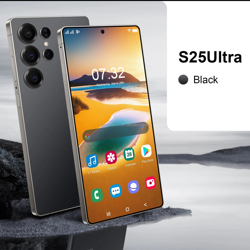 New S25 Ultra 5g Smartphone 7.3 Inch Hd Screen 16gb+1tb 5g Dual Card Mobile Phone Original High Quality Cellphone Version