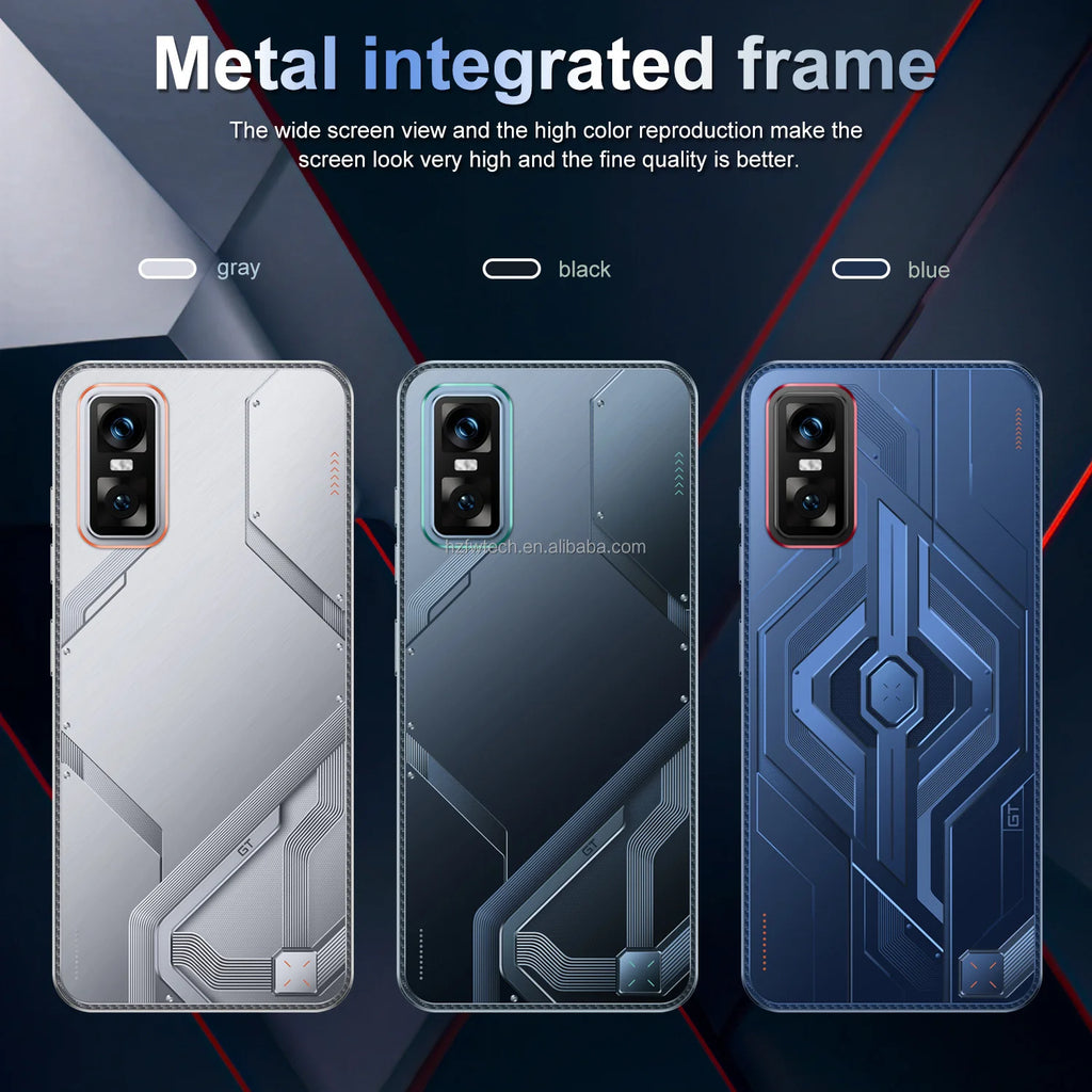 2025 New GT30 Pro Android14 5g Smartphone HD 7.3 Inch Screen Deca Core CPU LTE Cellular Dual Card Mobile Phone