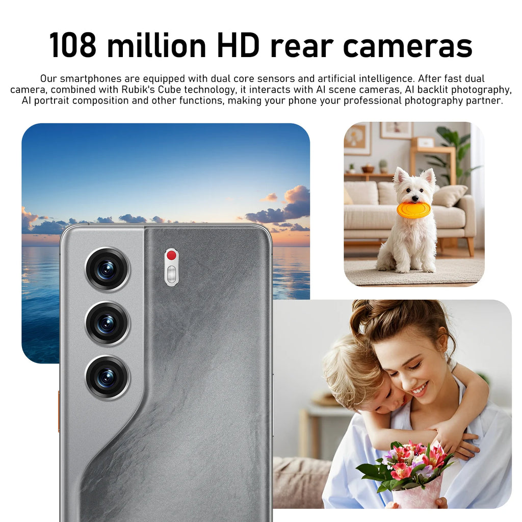 New Arriving Camon 40 Pro 5G Mobile Phone Deca Core 16GB+1TB Android 15 Dual SIM Smartphone