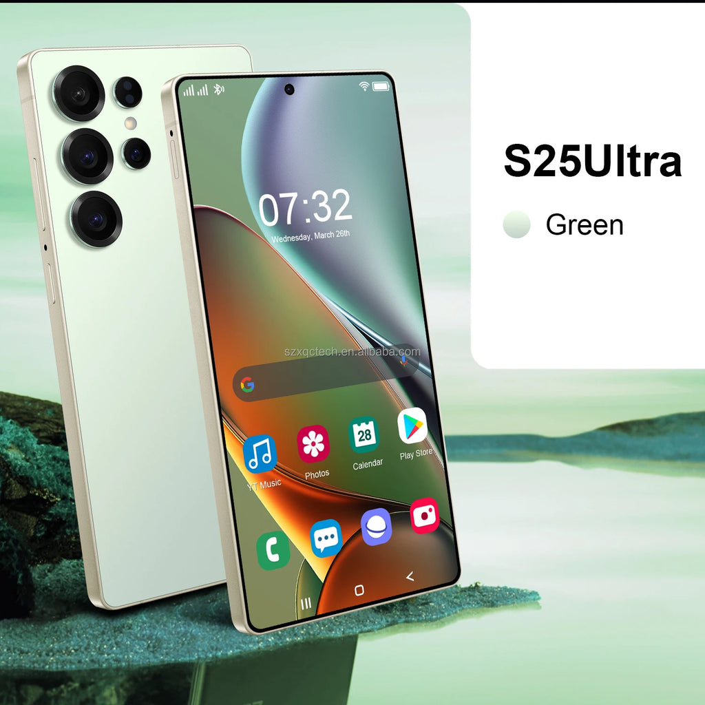 New S25 Ultra 5g Smartphone 7.3 Inch Hd Screen 16gb+1tb 5g Dual Card Mobile Phone Original High Quality Cellphone Version