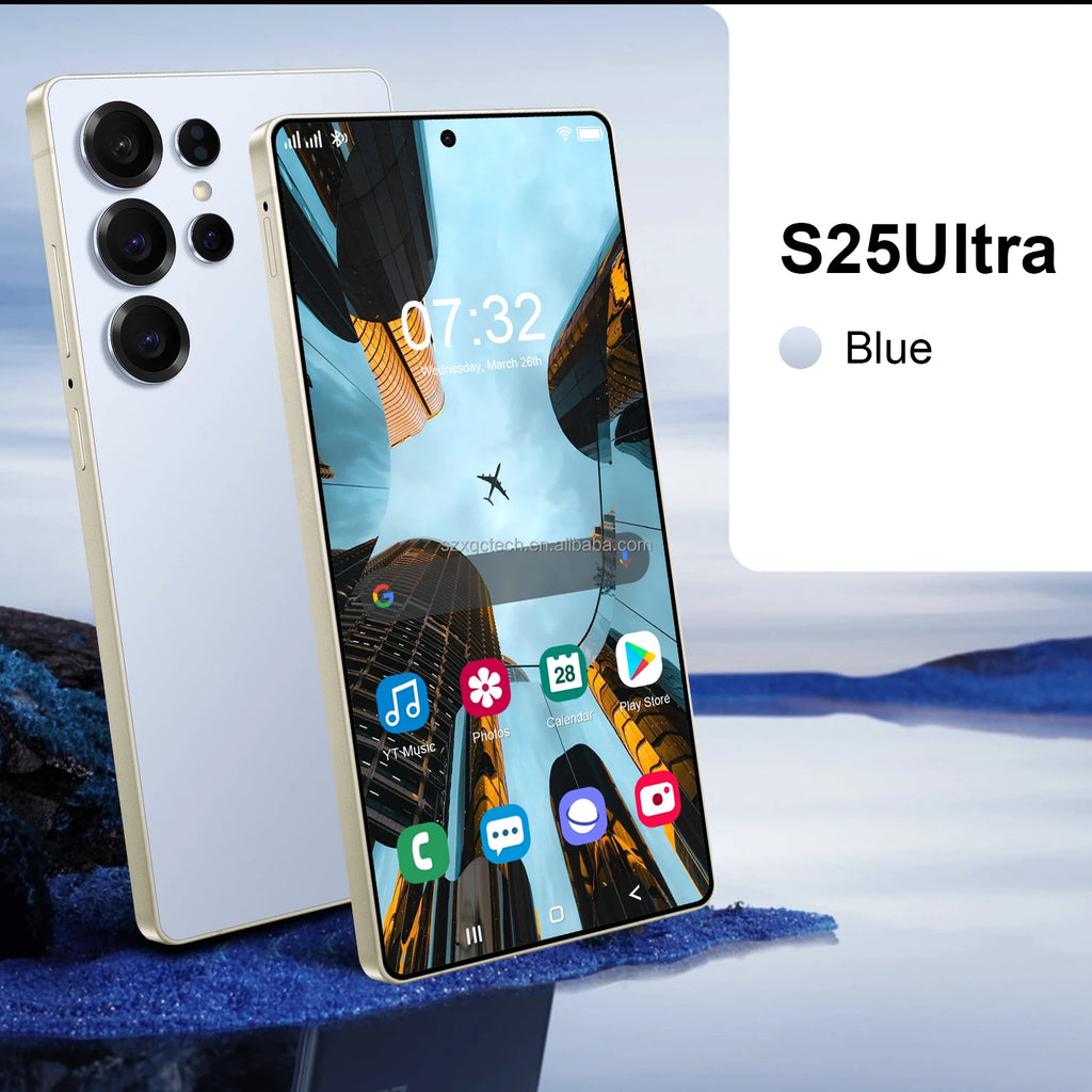 New S25 Ultra 5g Smartphone 7.3 Inch Hd Screen 16gb+1tb 5g Dual Card Mobile Phone Original High Quality Cellphone Version
