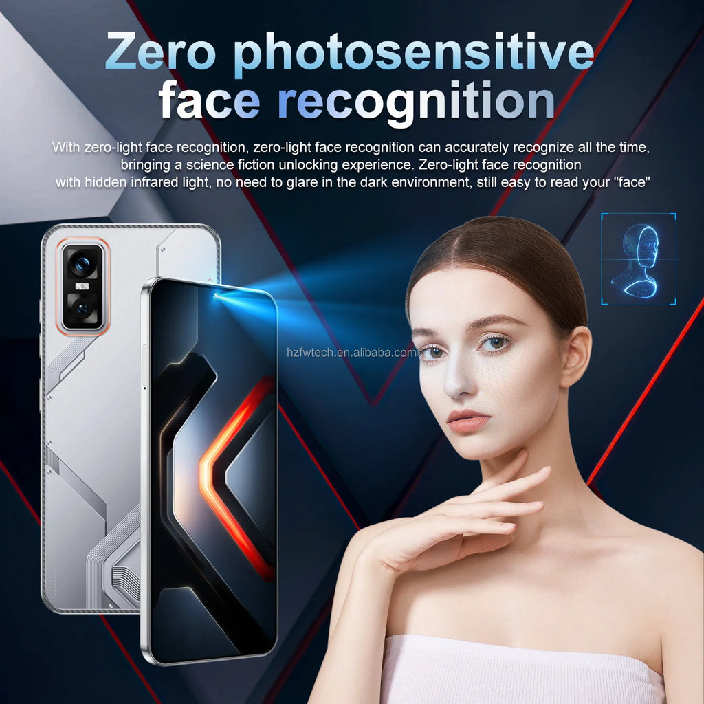 2025 New GT30 Pro Android14 5g Smartphone HD 7.3 Inch Screen Deca Core CPU LTE Cellular Dual Card Mobile Phone
