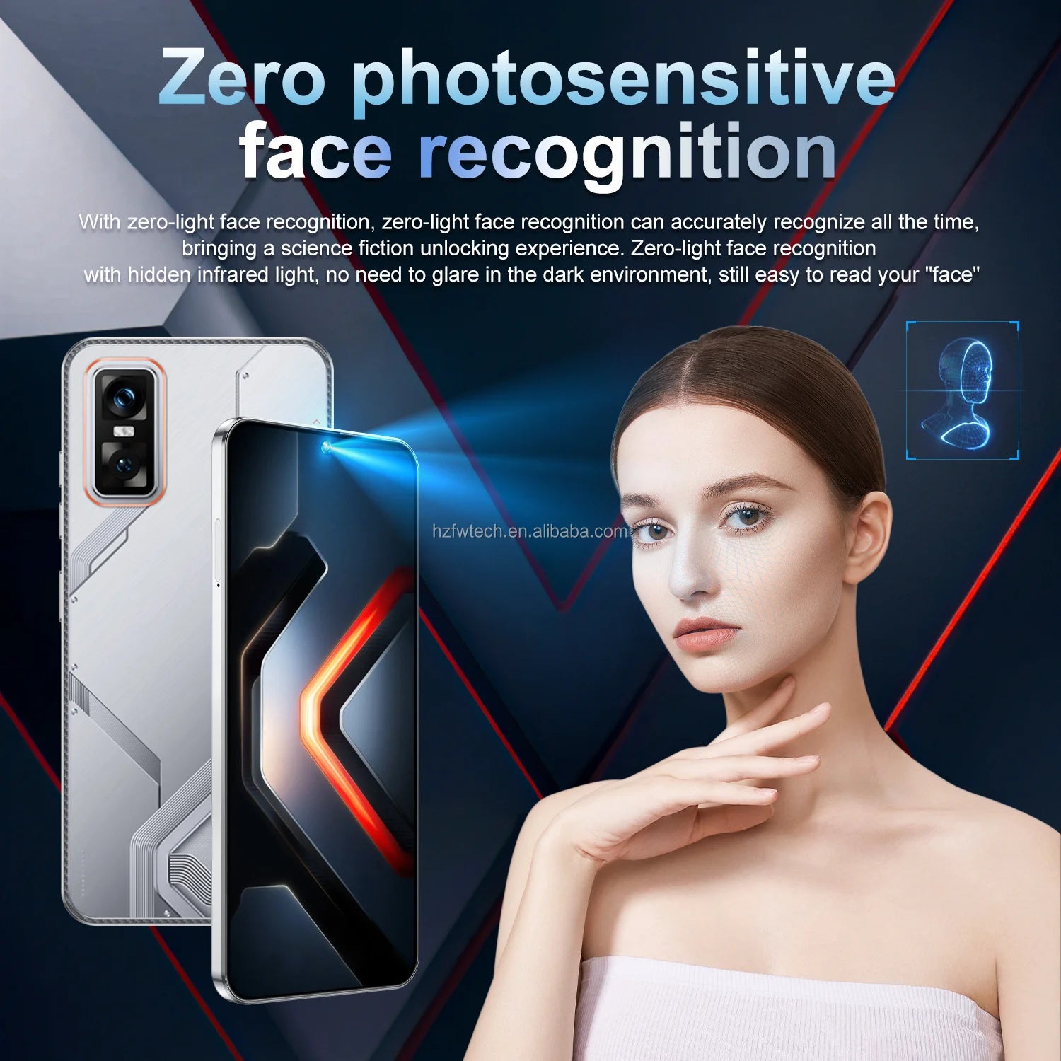 2025 New GT30 Pro Android14 5g Smartphone HD 7.3 Inch Screen Deca Core CPU LTE Cellular Dual Card Mobile Phone