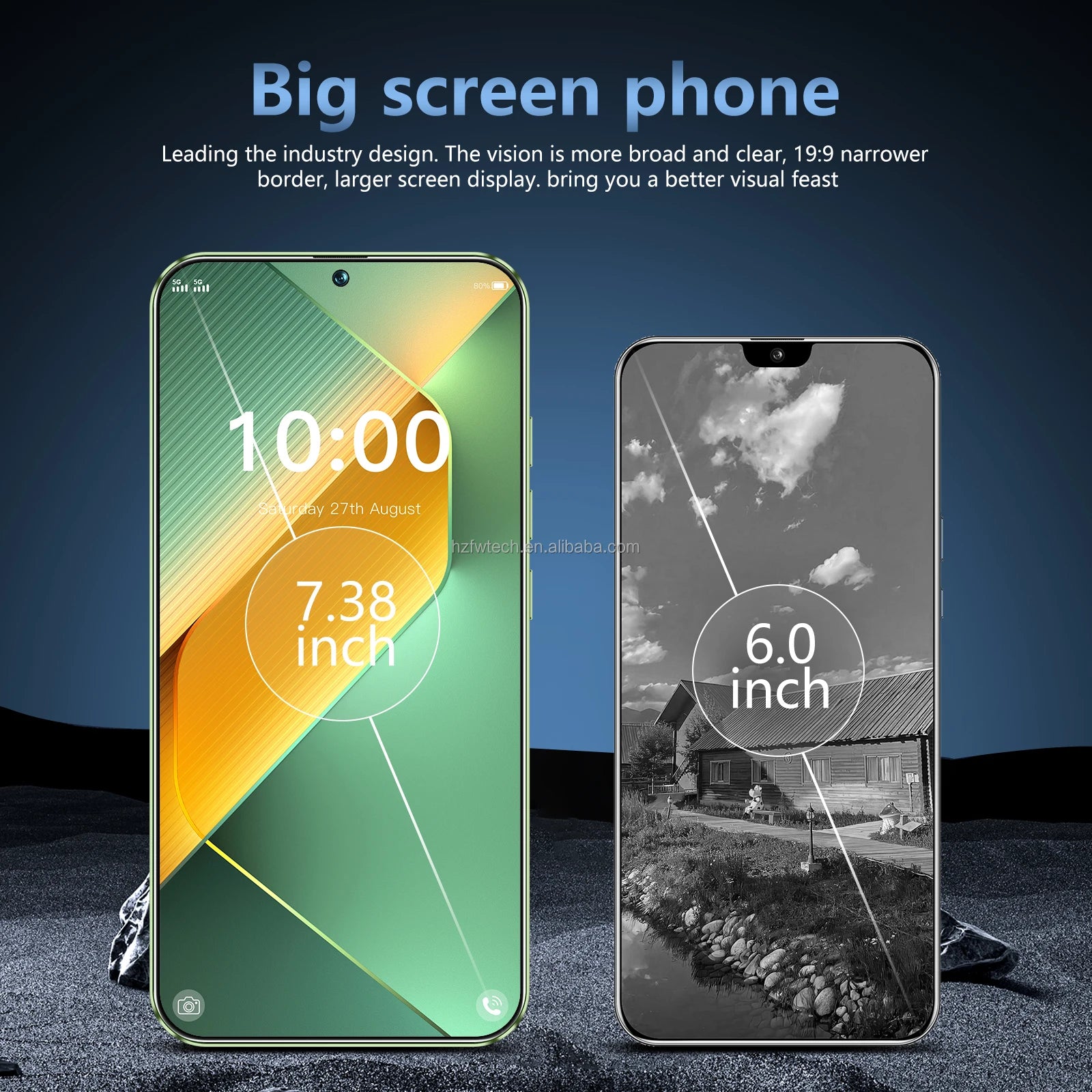 Unlocked Pova6Pro 5G Smartphone 6.8Inch Display with High-Capacity 8800mAh Battery