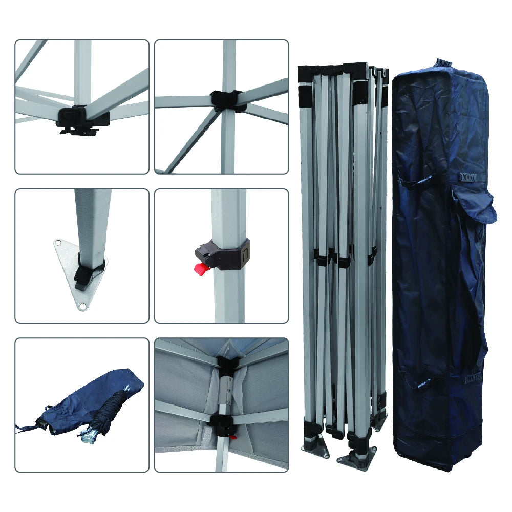 Oversea Warehouse 40mm Aluminum Alloy Tent Frame with Wheeled Bag in US