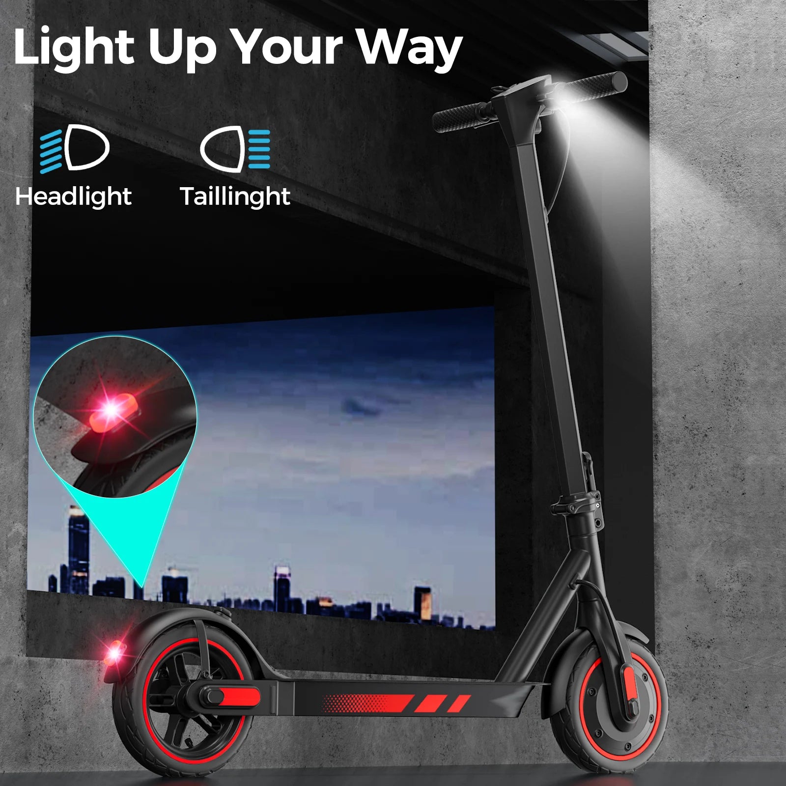 US Warehouse Stock New Offer with Free Shipping Electric Scooter 500W 10.5 Ah Foldable for Adult Unisex EScooter 10inch air Tire