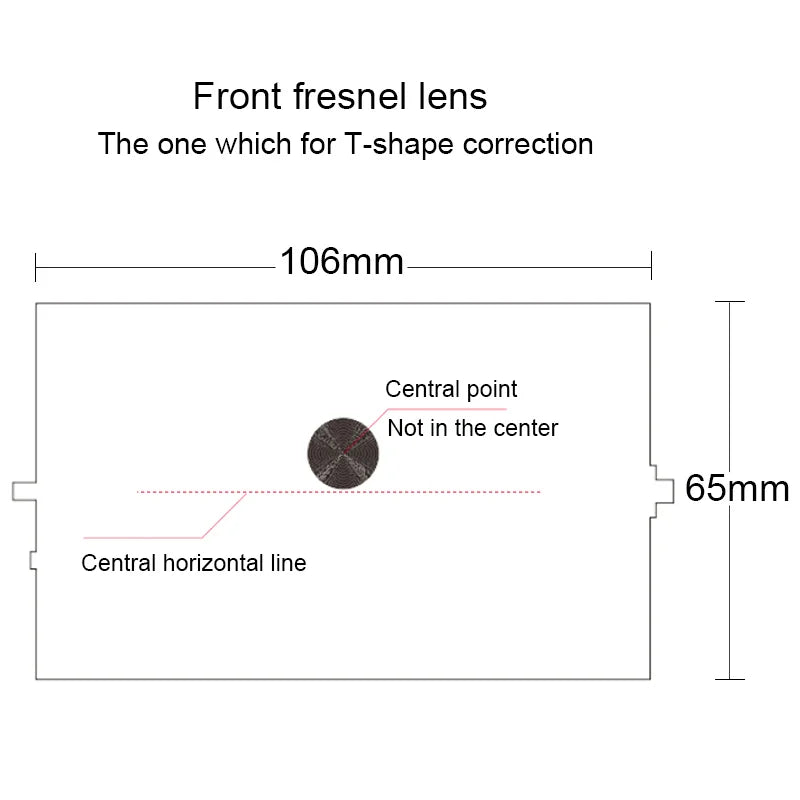 Fresnel lens  for 4.5 inches LCD projector DIY  Light source focusing Image T-correction high definition Customizable