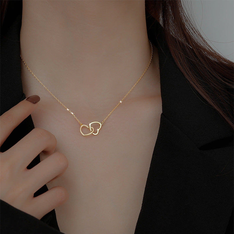Double-Layer Necklace Women's Sweater Chain