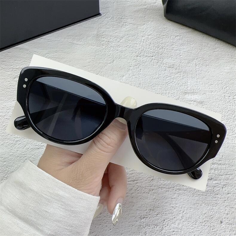 The Same Style of Sunglasses for Women, High-End Korean Style Retro Sunglasses for Men, Anti-Uv Glasses 2023 New Style