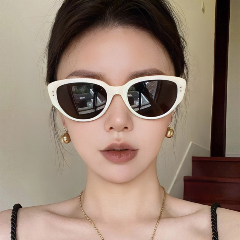 The Same Style of Sunglasses for Women, High-End Korean Style Retro Sunglasses for Men, Anti-Uv Glasses 2023 New Style