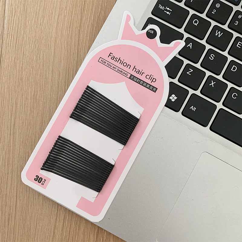Basic Joker Black Clip No Paint Drop Barber Shop for Hair Clip Side Bangs Clip Side Clip Headwear