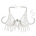 Cross-border Europe and the United States hot dollar tassel chest chain nightclub sexy trend rhinestone body chain women