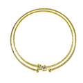 European and American design ins style double-layer collar handmade banquet jewelry full of diamond love zircon neck chain necklace