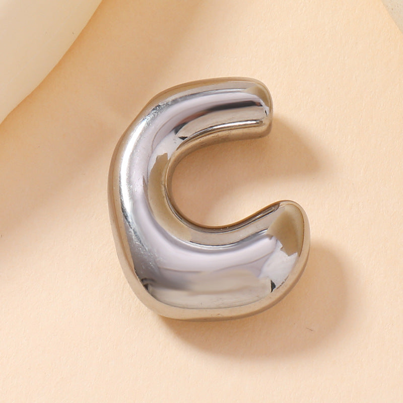 Pendant Single Pendant European and American Fashion Stainless Steel Jewelry Mini Bubble English Letter Pendant DIY Accessories Jewelry