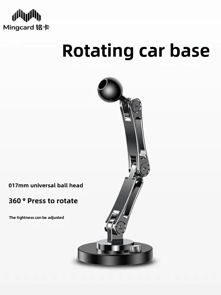 Car Bracket base 17mm ball head base 360-degree rotating adhesive type with different Chuck mobile phone holder