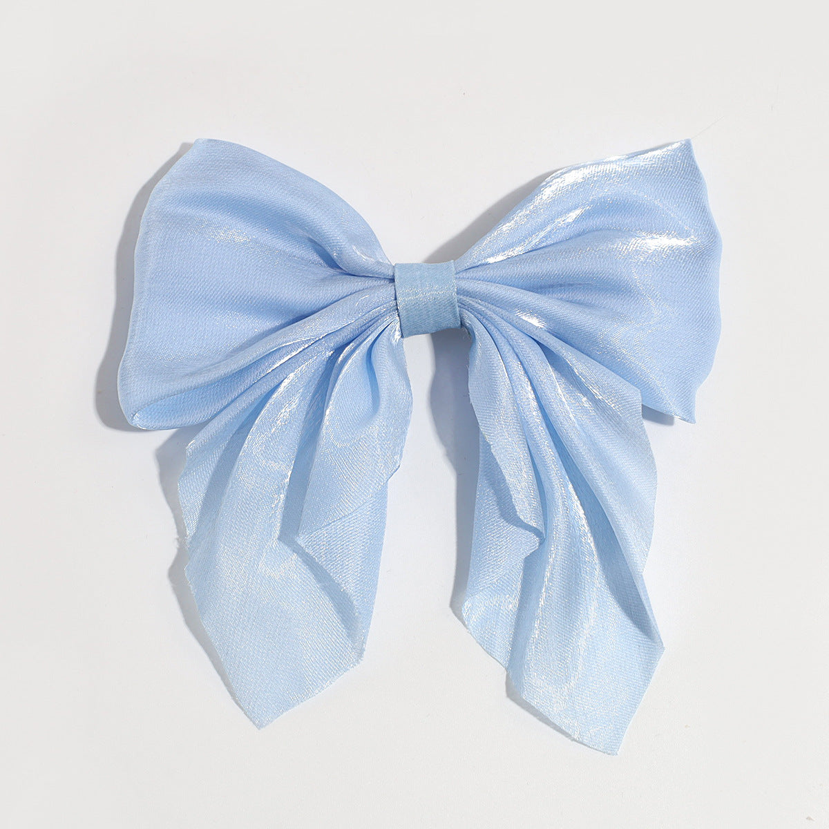 Japanese and Korean Style Elegant Sweet Mesh Bow Pointed Bouth Clip Pontail Decorative Hairpin Elegant Half-Tie Hairpin Hair Accessories
