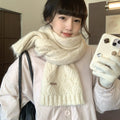 Albaca Alpaca Scarf Women's Winter New Wool Blended Korean Fashionable Student High-grade Knitted Scarf