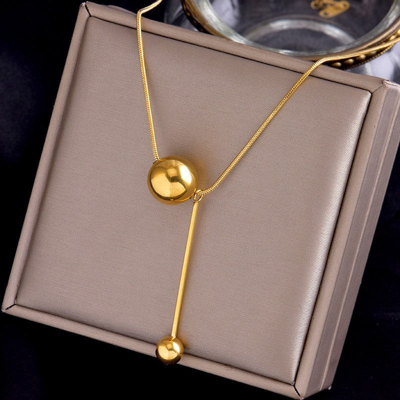 Double-Layer Necklace Women's Sweater Chain