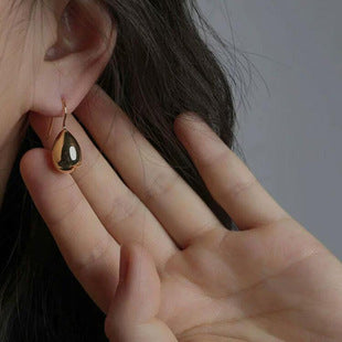 Fashion Explosions European and American Fashion Metal Style Geometry Gap Earrings Large Circle Distinctive Niche All-match Ear Jewelry Women