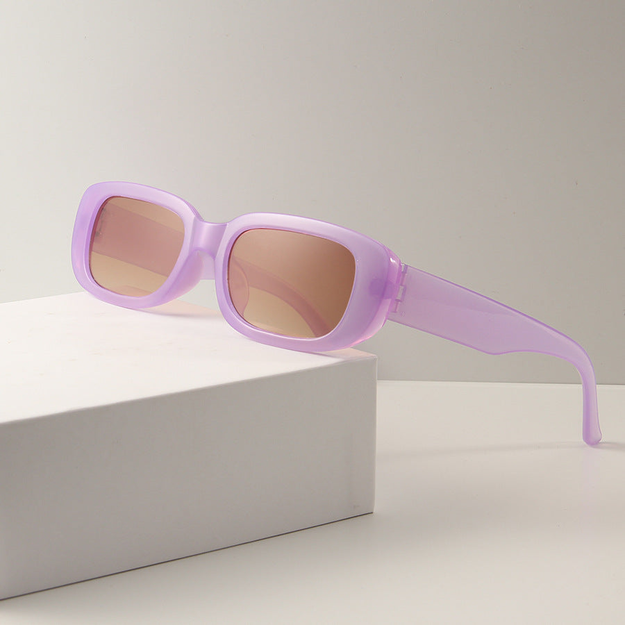 Sunglasses Sunglasses Women's Anti-ultraviolet Face Small High-grade Anti-glare Driving European and American Fashion Cross-border Glasses