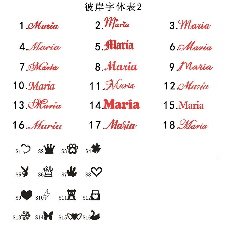 Factory direct cross-border explosions diy niche design necklace custom name stainless steel necklace clavicle chain