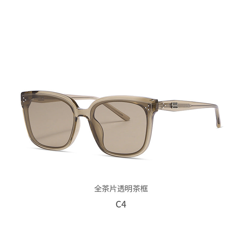 Dear Sunglasses 9097 Ou Ming New Women's Nylon High-End Fashion Large Frame Driving Men's Anti-Uv Sunglasses