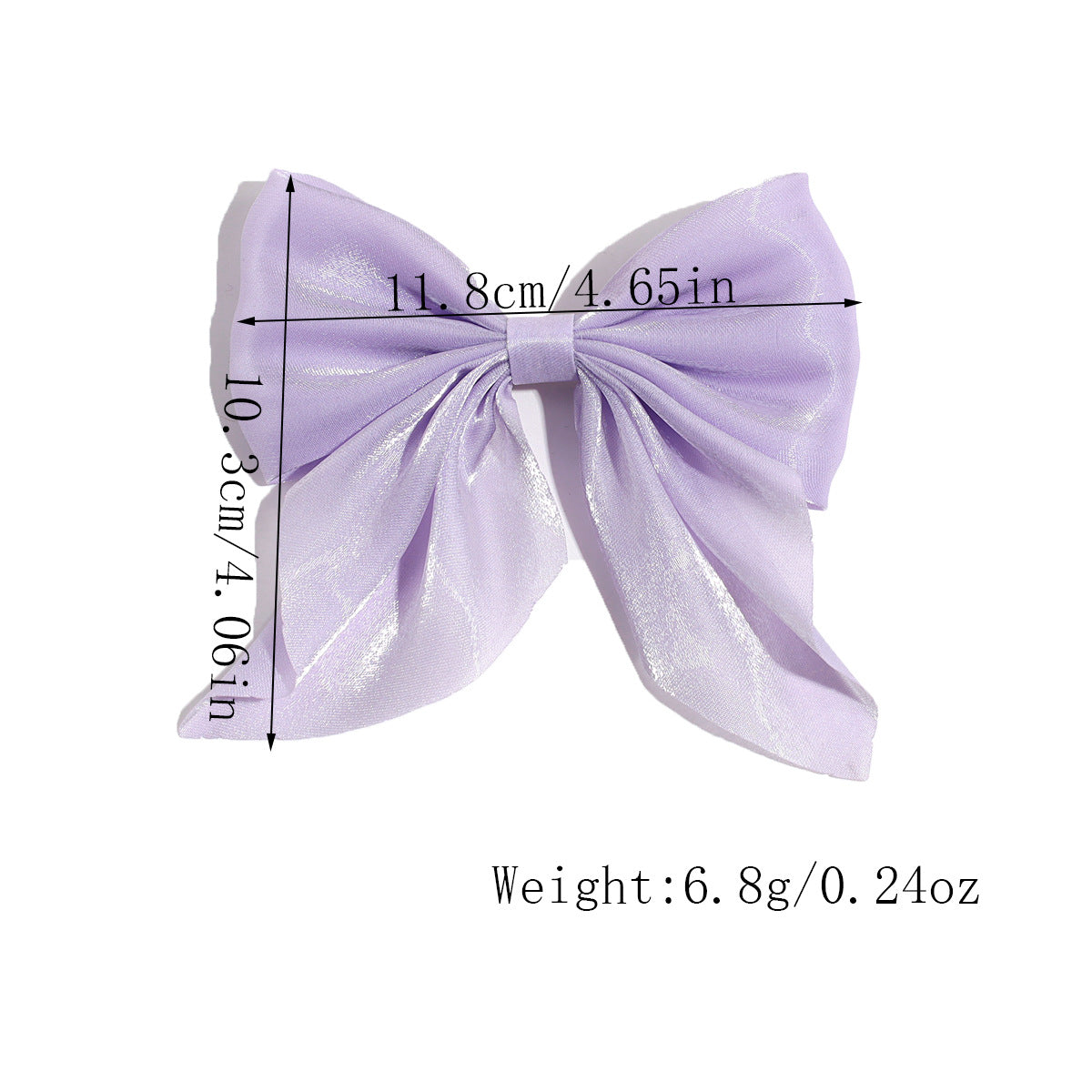 Japanese and Korean Style Elegant Sweet Mesh Bow Pointed Bouth Clip Pontail Decorative Hairpin Elegant Half-Tie Hairpin Hair Accessories