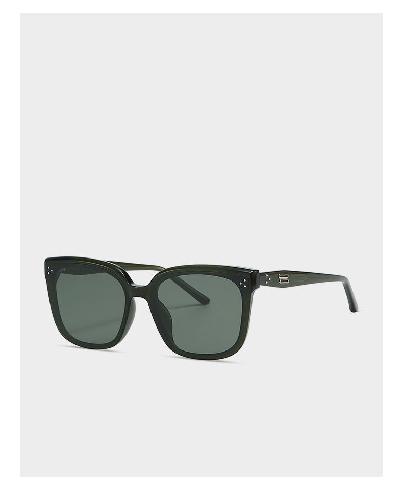 Dear Sunglasses 9097 Ou Ming New Women's Nylon High-End Fashion Large Frame Driving Men's Anti-Uv Sunglasses