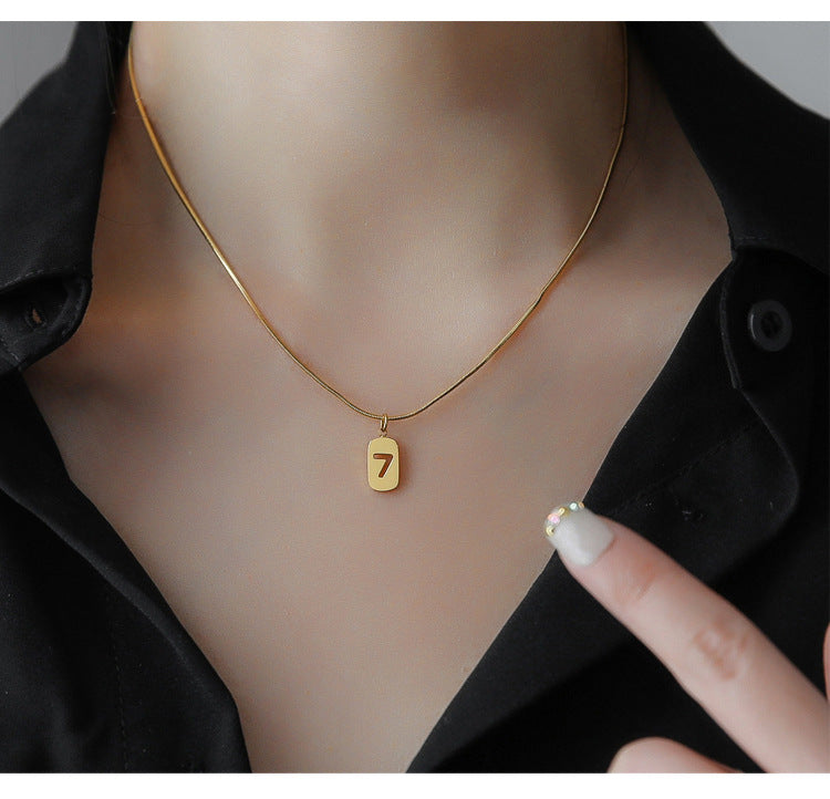 Double-Layer Necklace Women's Sweater Chain