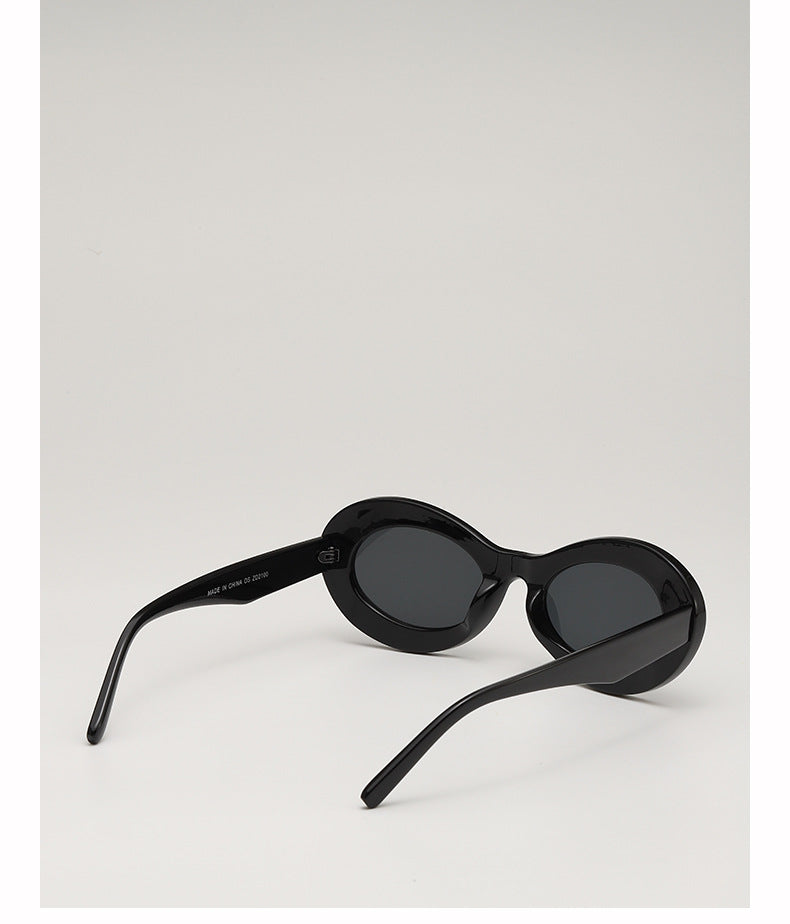 Oleo New Candy Color Small Frame Oval Dopamine Color Sunglasses Travel Party Photo Shade Sunglasses