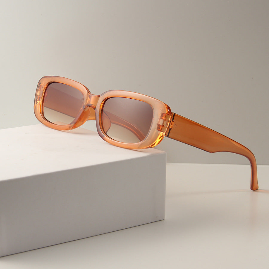 Sunglasses Sunglasses Women's Anti-ultraviolet Face Small High-grade Anti-glare Driving European and American Fashion Cross-border Glasses