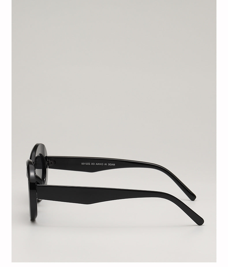 Oleo New Candy Color Small Frame Oval Dopamine Color Sunglasses Travel Party Photo Shade Sunglasses