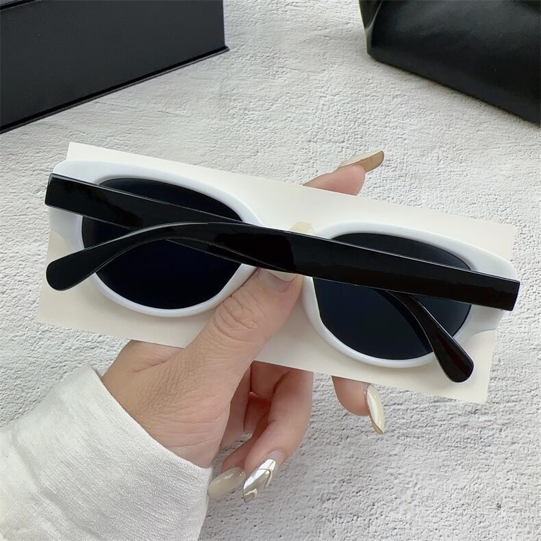 The Same Style of Sunglasses for Women, High-End Korean Style Retro Sunglasses for Men, Anti-Uv Glasses 2023 New Style