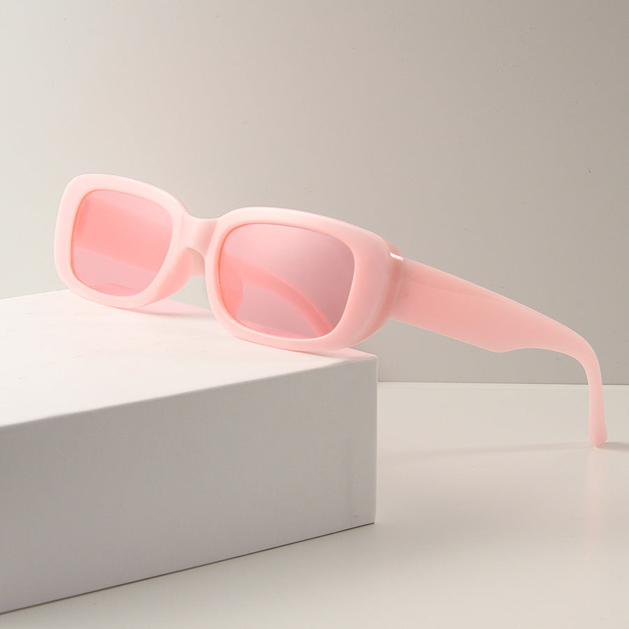 Sunglasses Sunglasses Women's Anti-ultraviolet Face Small High-grade Anti-glare Driving European and American Fashion Cross-border Glasses
