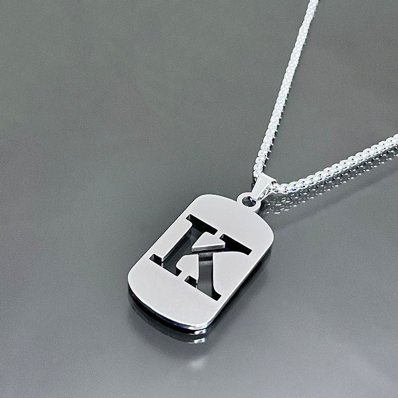 Europe and the United States cross-border hot 26 words English letter necklace