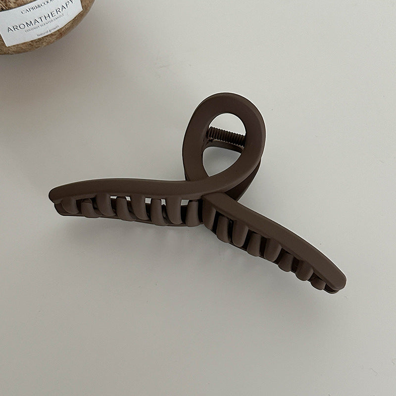 Large Grab Clip Black Simple Hair Clip