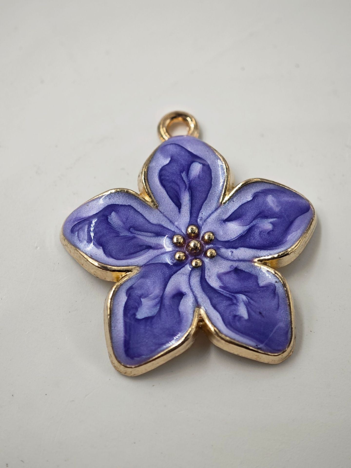 Accessories DIY Accessories Pearlescent Flower Ins Style Classic Five-petal Flower Earrings Keychain Bracelet Small Pendant